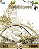 Тема для Sony Ericsson 128x160 - Sepia Abstract