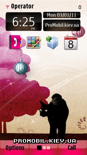 Тема для Symbian S^3 - A Grungy Christmas Day
