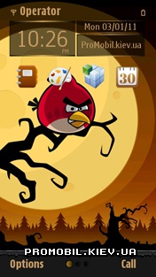 Тема для Symbian S^3 - Angry Birds