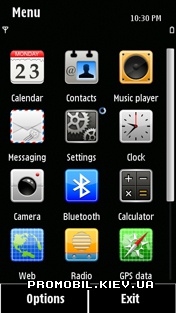 Тема для Symbian S^3 - Apple