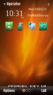 Тема для Symbian^3 - Aurora O