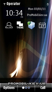 Тема для Symbian S^3 - Aurora