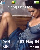 Тема для Sony Ericsson 128x160 - Angelina Legs