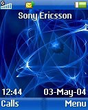 Тема для Sony Ericsson 128x160 - Atom Blue