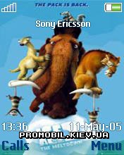 Тема для Sony Ericsson 176x220 - Ice age