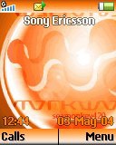 Тема для Sony Ericsson 128x160 - Orange