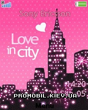 Тема для Sony Ericsson 240x320 - Love City