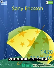 Тема для Sony Ericsson 240x320 - Rain