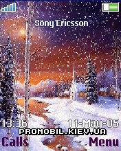 Тема для Sony Ericsson 176x220 - Snowfall