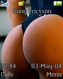 Тема для Sony Ericsson 128x160 - Black Thong