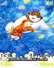Тема для Sony Ericsson 176x220 - Snowman