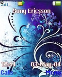 Тема для Sony Ericsson 128x160 - Swirls