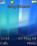 Тема для Sony Ericsson 128x160 - Blue vista