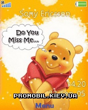 Тема для Sony Ericsson 240x320 - Pooh