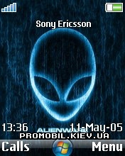 Тема для Sony Ericsson 176x220 - Alien