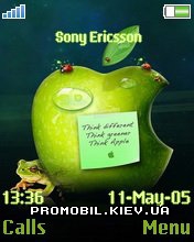 Тема для Sony Ericsson 176x220 - Apple