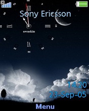 Тема для Sony Ericsson 240x320 - Night