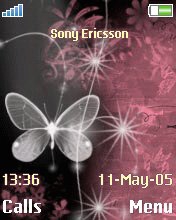 Тема для Sony Ericsson 176x220 - Farfalla