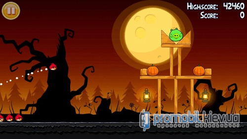 Angry Birds Happy St. Patrick's Day для Symbian 3