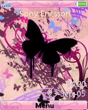 Тема для Sony Ericsson 240x320 - Butterfly