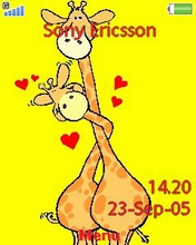 Тема для Sony Ericsson 240x320 - Giraffe
