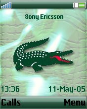 Тема для Sony Ericsson 176x220 - Lacoste