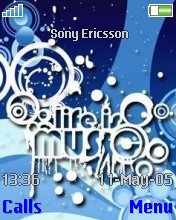 Тема для Sony Ericsson 176x220 - Life Is Music