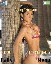 Тема для Sony Ericsson 176x220 - Miss Bikini