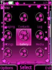 Тема для Nokia Series 40 - Pink color