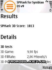 Futuremark spmark  Symbian 9