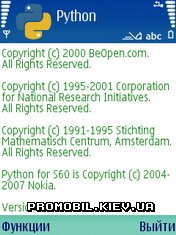 Python  Symbian 9