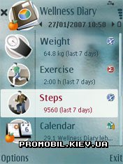 Wellness Diary  Symbian 9
