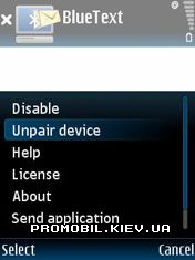 BlueText  Symbian 9