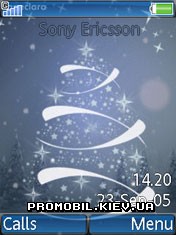  Sony Ericsson 240x320 - Blue Christmas
