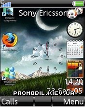   Sony Ericsson 240x320 - Vista Clock