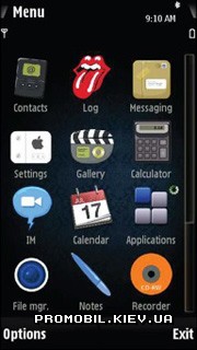   Nokia 5800 - Retro Rock Black Blue
