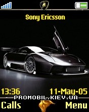   Sony Ericsson 176x220 - Lamborghini Black