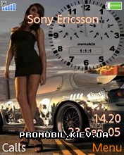   Sony Ericsson 240x320 - Clock Nfs