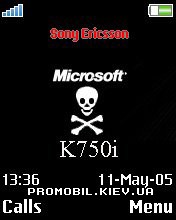   Sony Ericsson 176x220 - Microsoft K750i