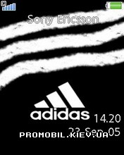   Sony Ericsson 240x320 - Adidas White Dark