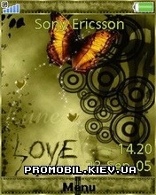   Sony Ericsson 240x320 - Butterfly love