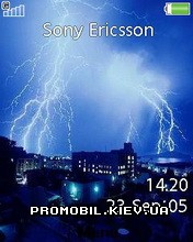   Sony Ericsson 240x320 - Blue Lightning
