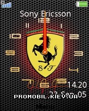   Sony Ericsson 240x320 - Swf Ferrari Clock