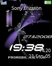   Sony Ericsson 240x320 - Swf Clock Flash