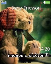   Sony Ericsson 240x320 - Swf Bear Clock Flash