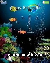   Sony Ericsson 240x320 - Swf Aquarium Clock