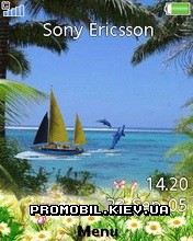   Sony Ericsson 240x320 - Tropical Scene
