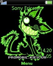   Sony Ericsson 240x320 - Crazy Cat