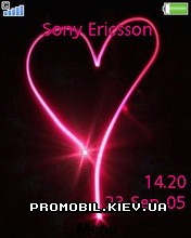   Sony Ericsson 240x320 - Pink Heart