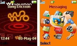   Sony Ericsson 128x160 - Walkman Flash Menu